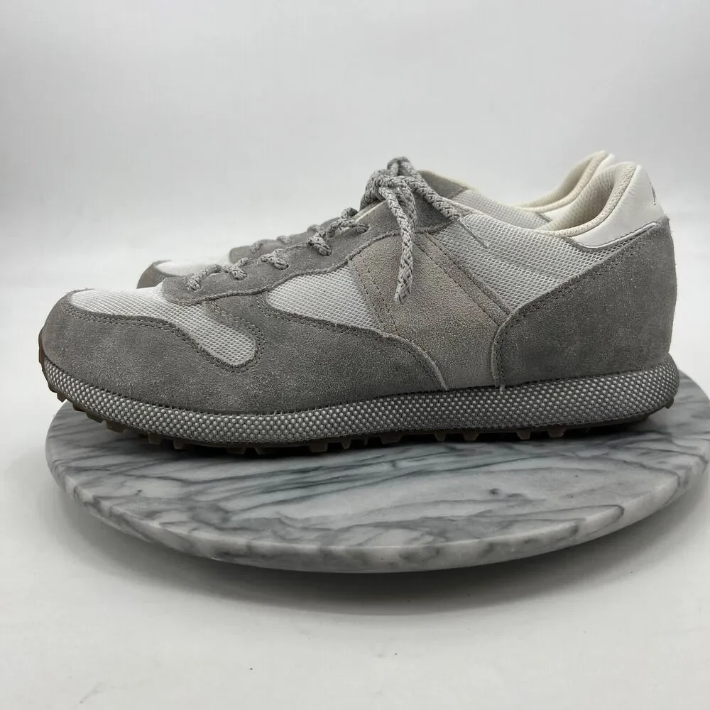 Johnnie-O Mens 12 Shoe Grey Range Runner Athletic Versatile Walking Golf Sneaker